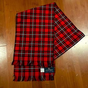 Scottish tartan lightweight Scarf by Lochcarron in 100% new wool - never used